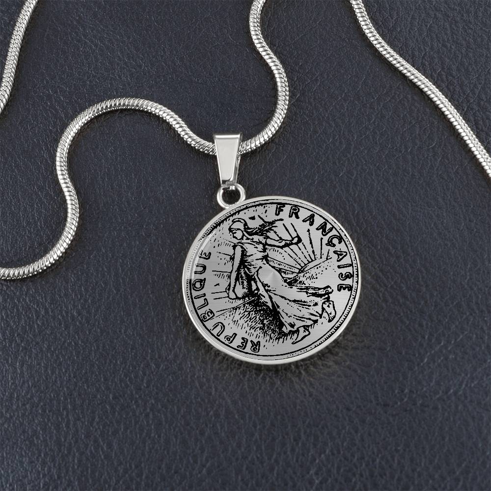 Republique francaise necklace