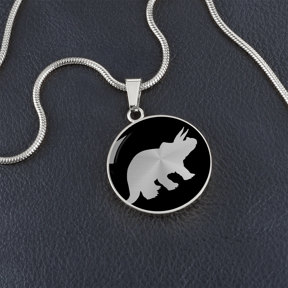 Triceratops Necklace