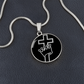 Cross and Crown Necklace
