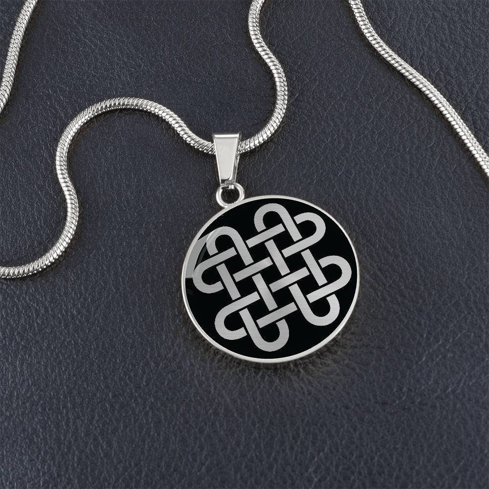 Quadruple Solomon's knot Necklace