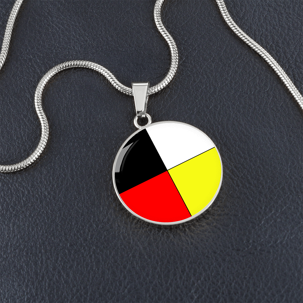 Medicine Wheel Rotated Necklace
