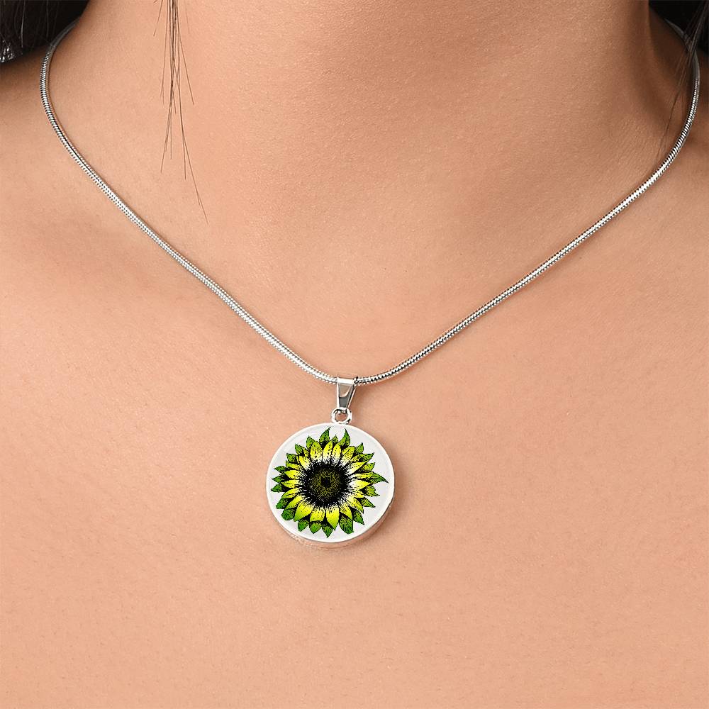 Sunflower Necklace