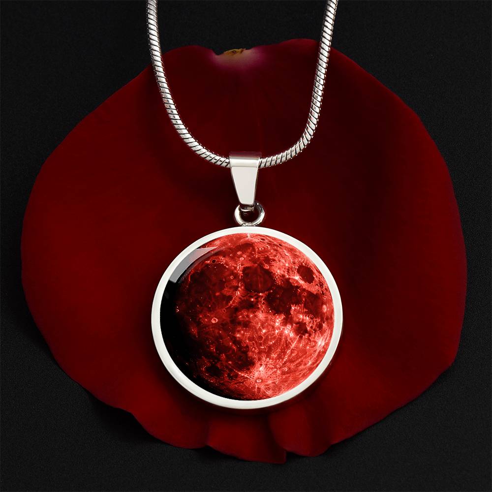 Red Moon Necklace