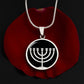 Menorah Necklace