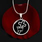 Cross and Crown Necklace