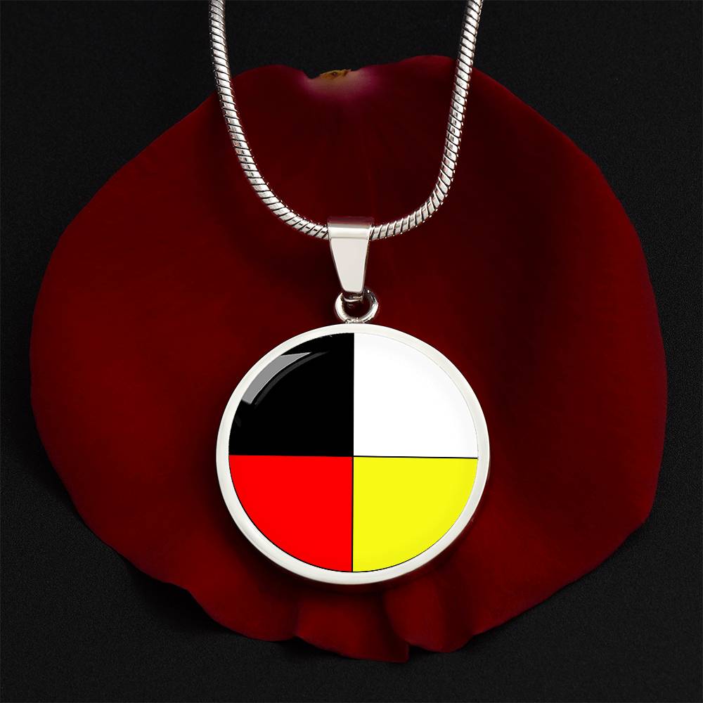 Medicine Wheel Rotated Necklace