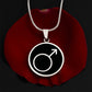 Mars Symbol Necklace