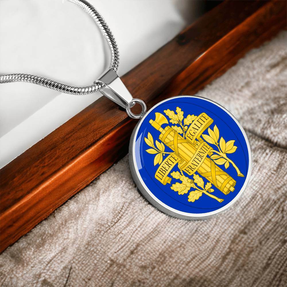 Coat of arms of France Necklace