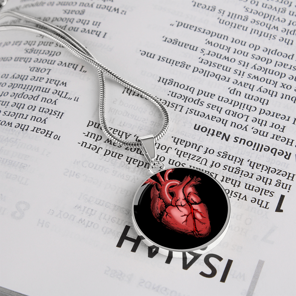 Anatomical heart Necklace