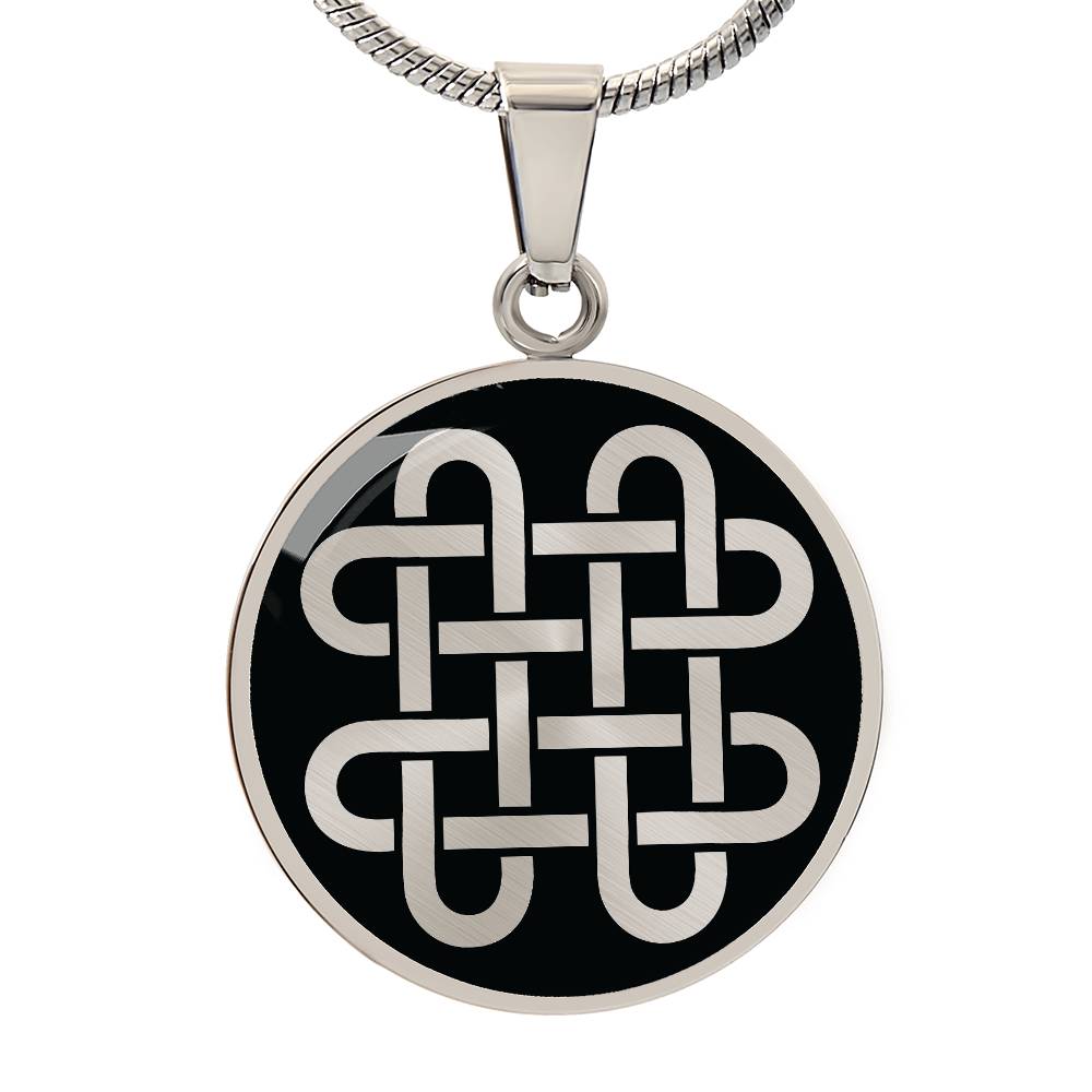 Quadruple Solomon's knot Necklace