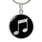 Musical Note Necklace