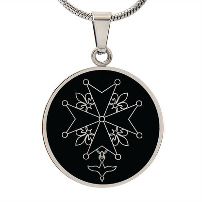 Huguenot cross Necklace