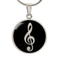 Treble Clef Necklace