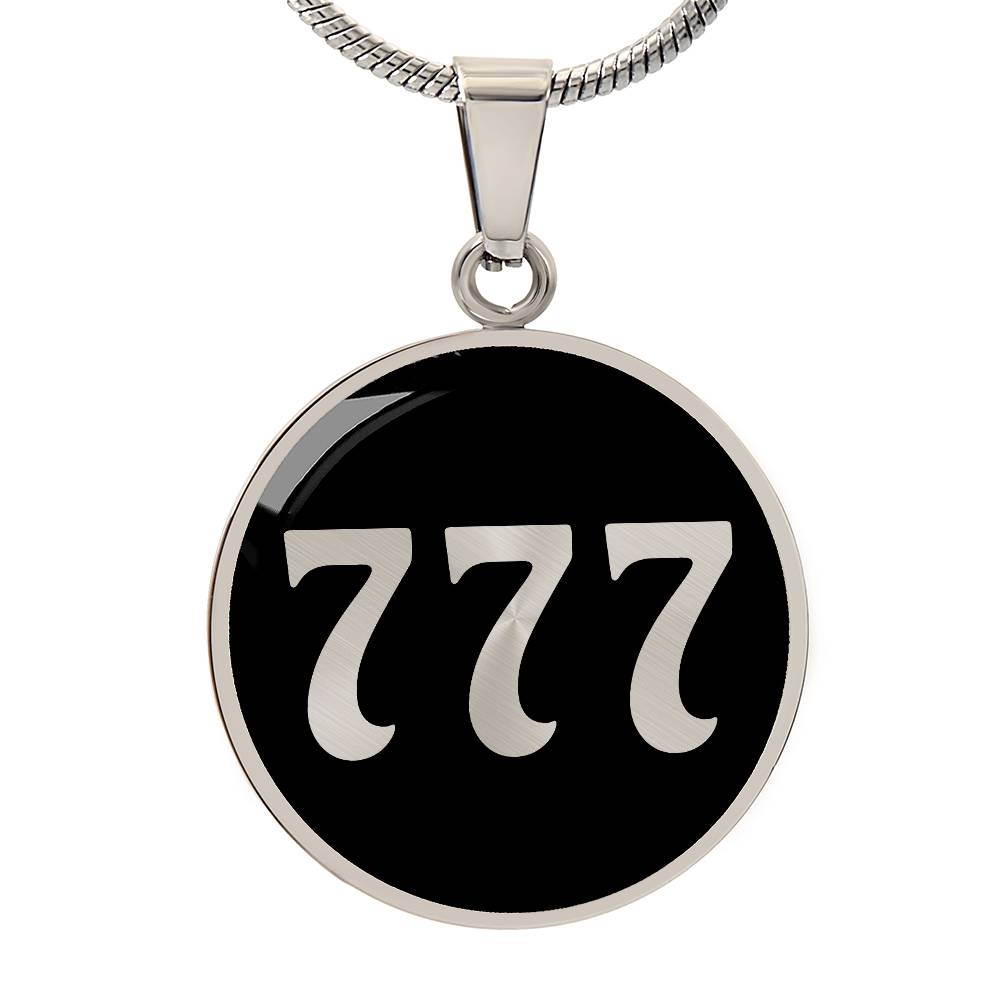 777 Angel number Necklace