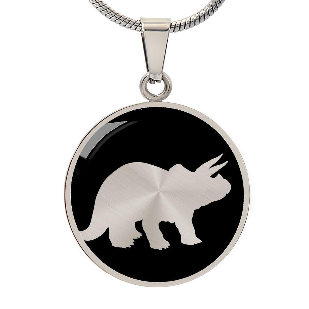 Triceratops Necklace