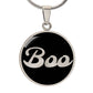Boo Halloween Necklace