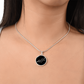 Estrogen Molecule Necklace