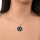 Two Tone Star of David Necklace