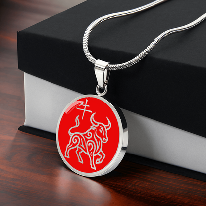 Year of the Fire Ox Necklace