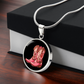 Cowgirl Pink Boots Necklace