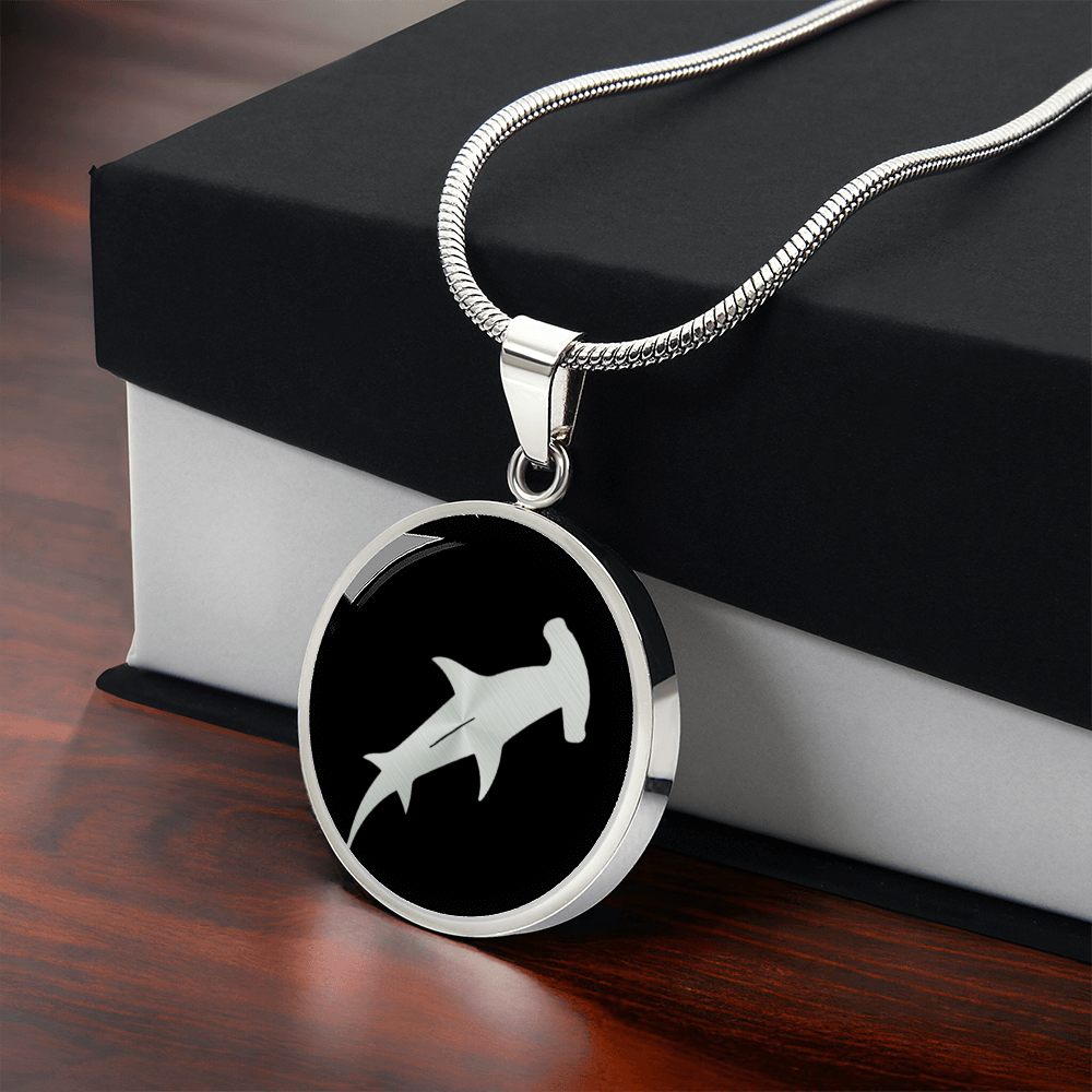 Hammerhead shark necklace