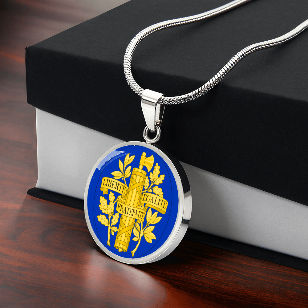 Coat of arms of France Necklace