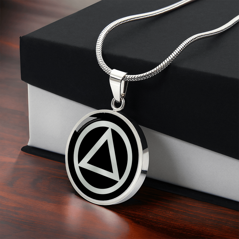 Recovery Symbol Necklace