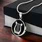 Lyre Necklace