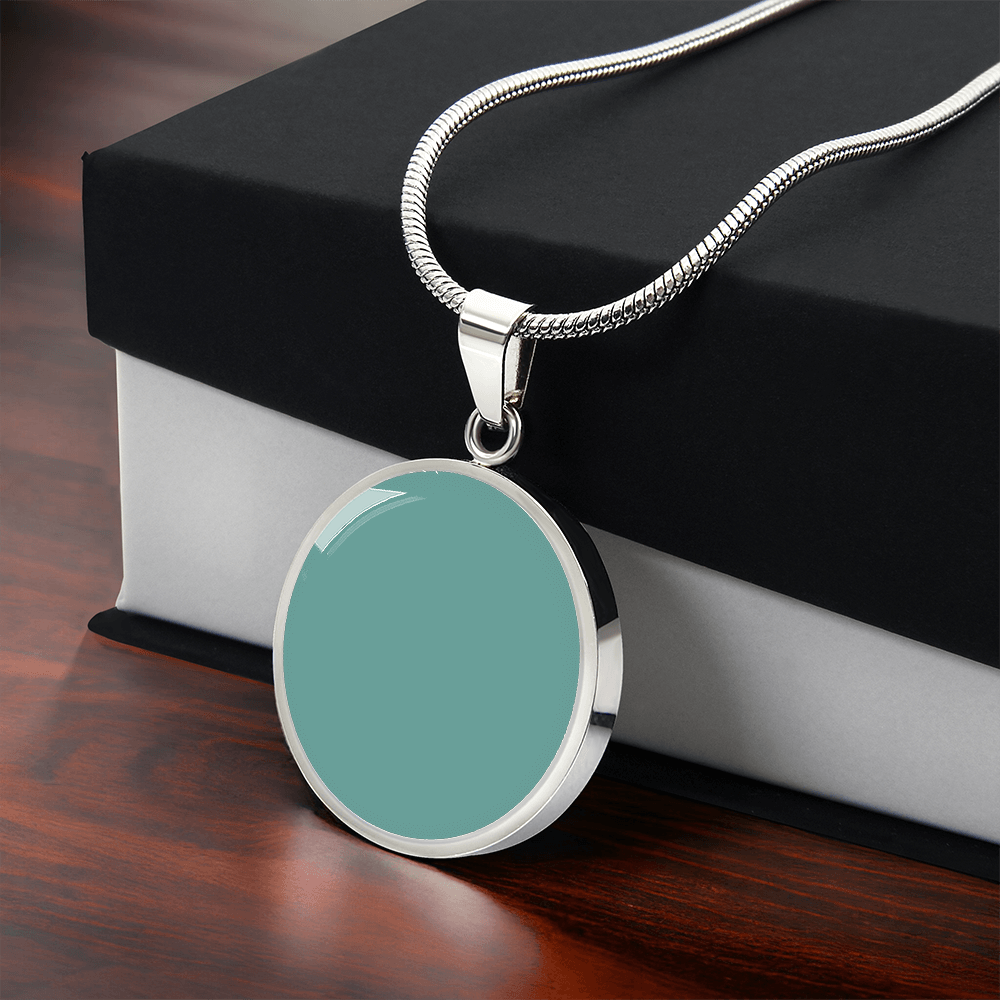 Patina Blue Necklace