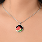 Watermelon Slice Necklace
