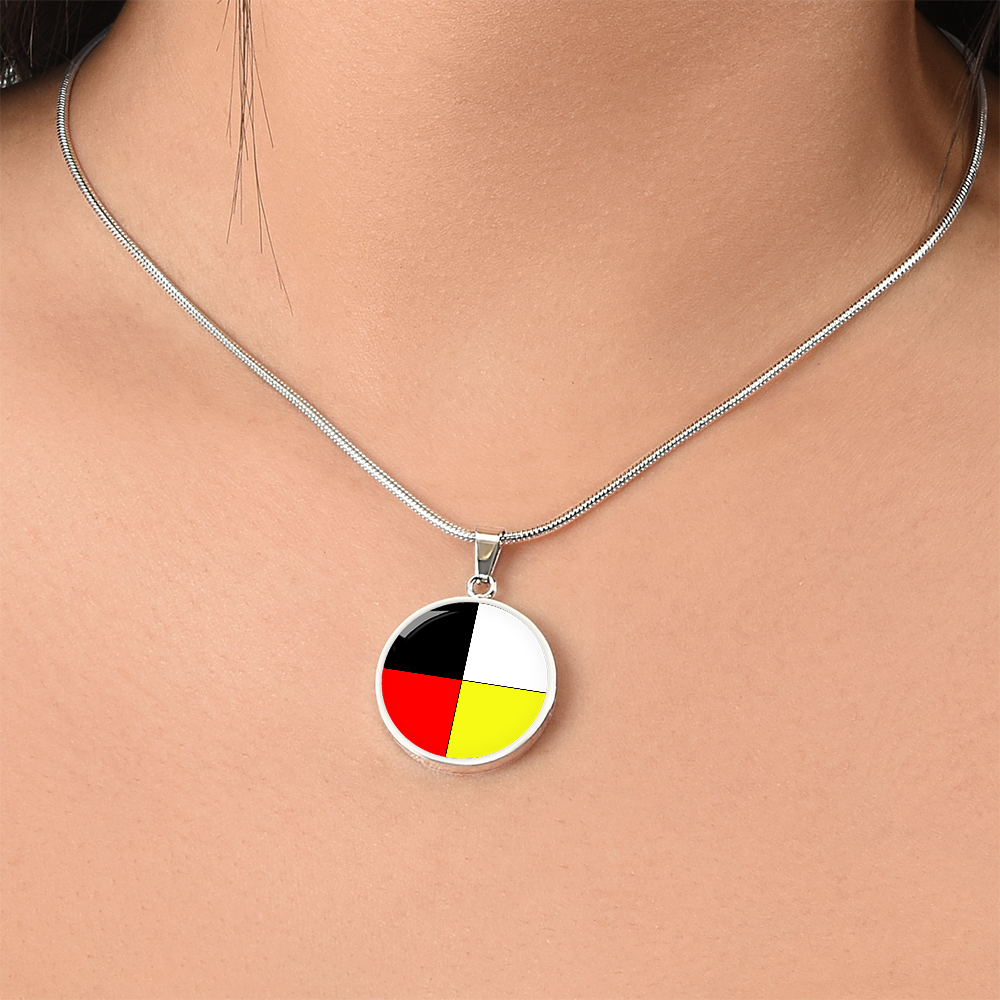 Medicine Wheel Rotated Necklace