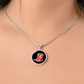 Cowgirl Pink Boots Necklace