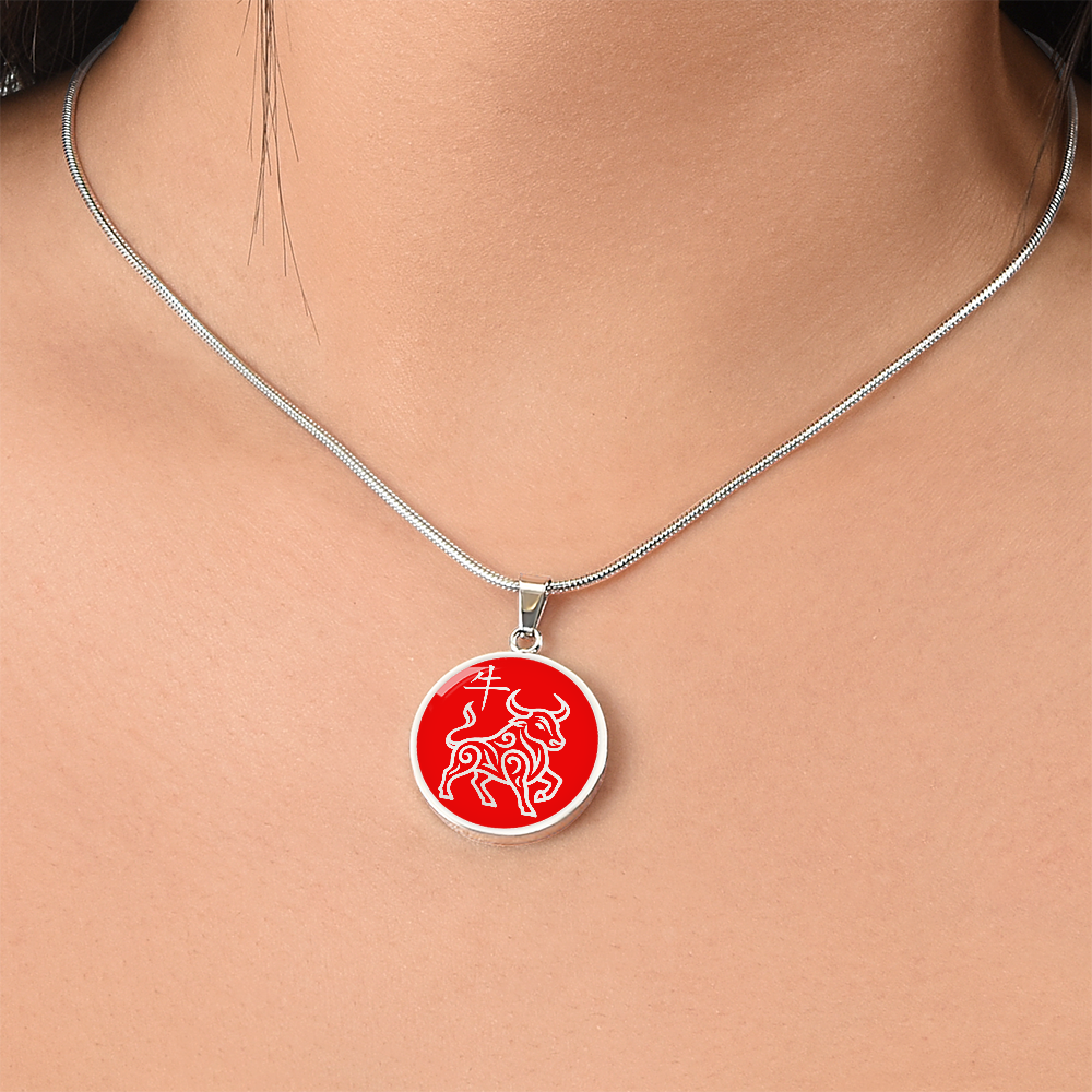 Year of the Fire Ox Necklace