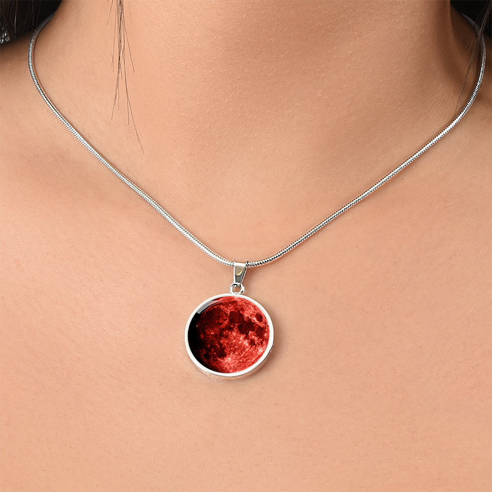 Red Moon Necklace
