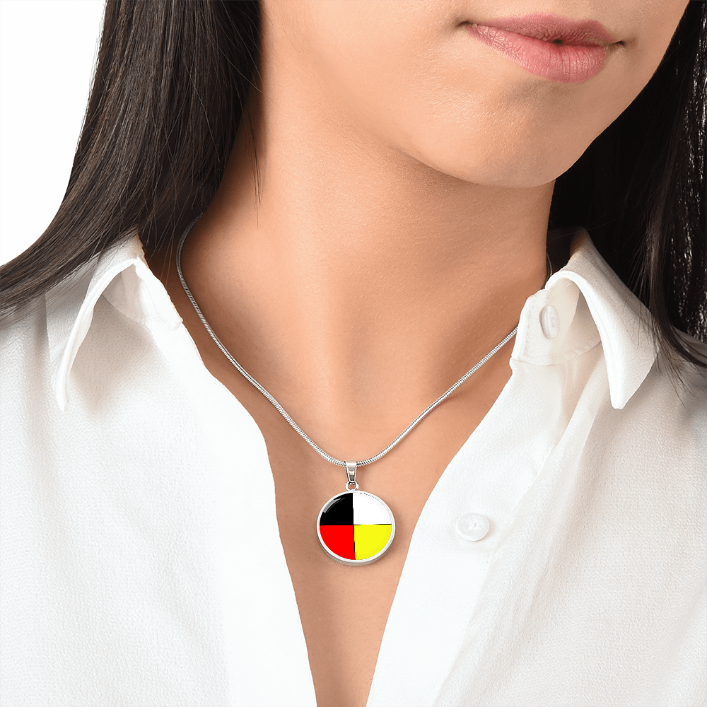 Medicine Wheel Rotated Necklace
