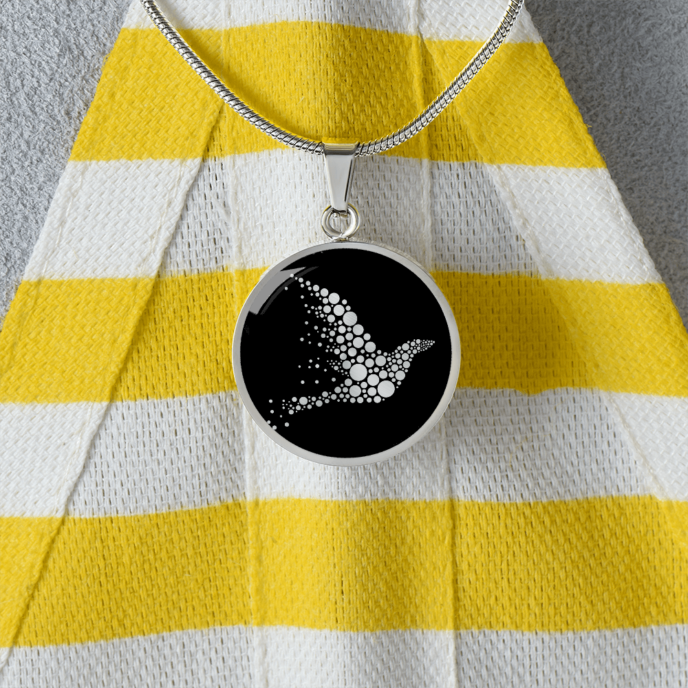 Dot Day Bird Necklace