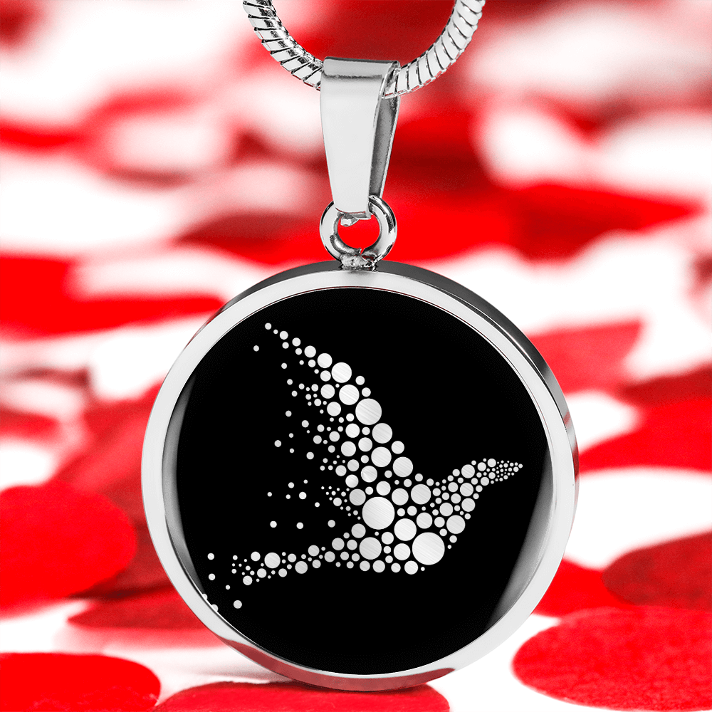 Dot Day Bird Necklace