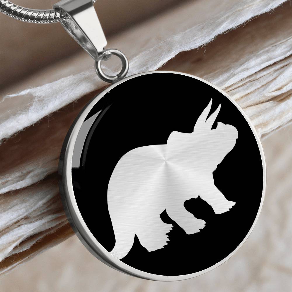 Triceratops Necklace