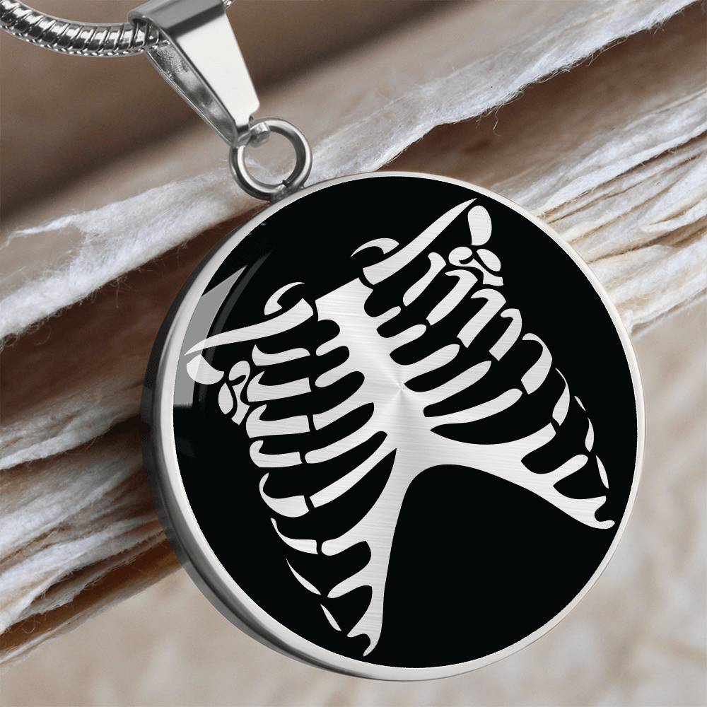 ribcage necklace