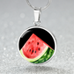 Watermelon Slice Necklace