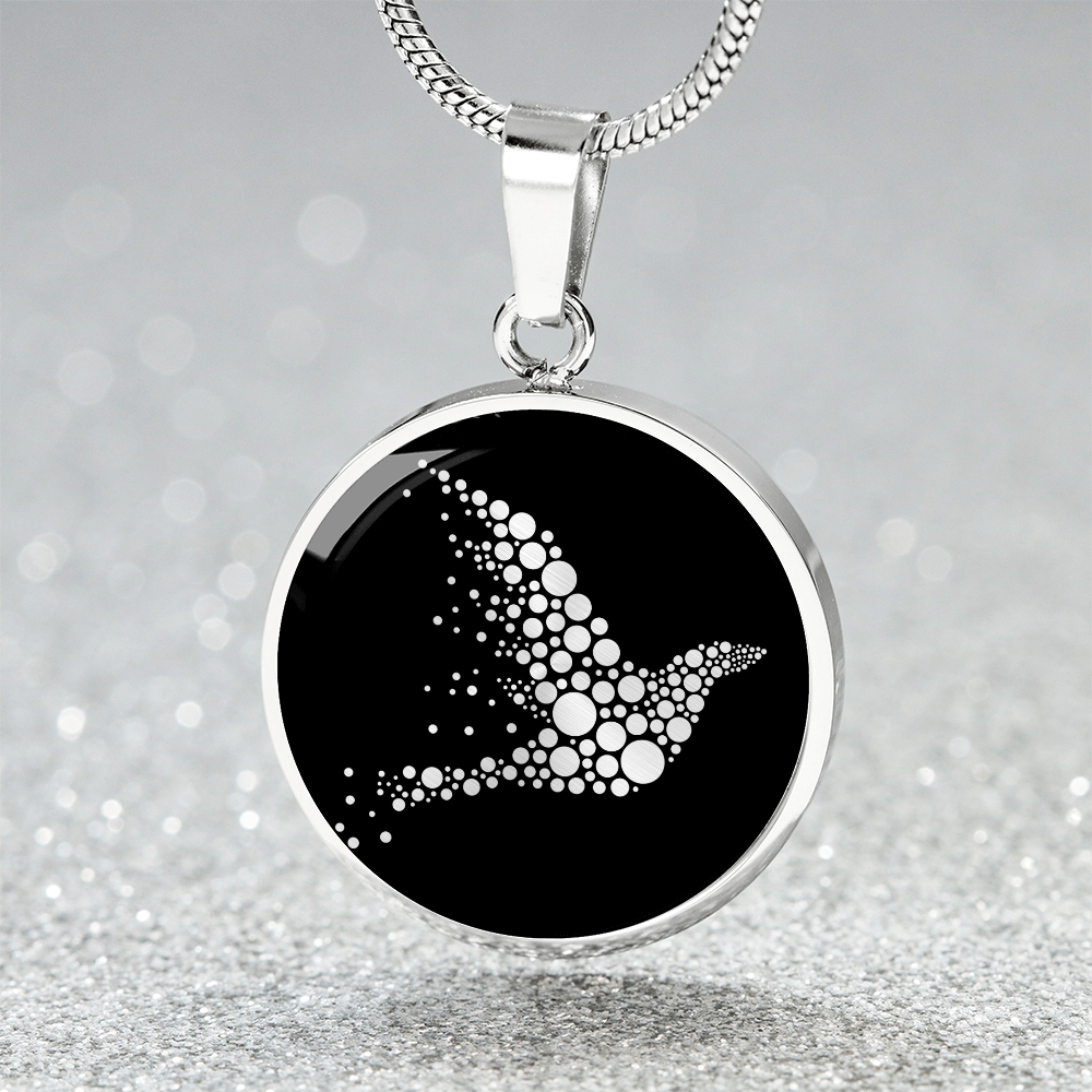 Dot Day Bird Necklace