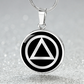 Recovery Symbol Necklace