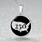 250 years USA Necklace