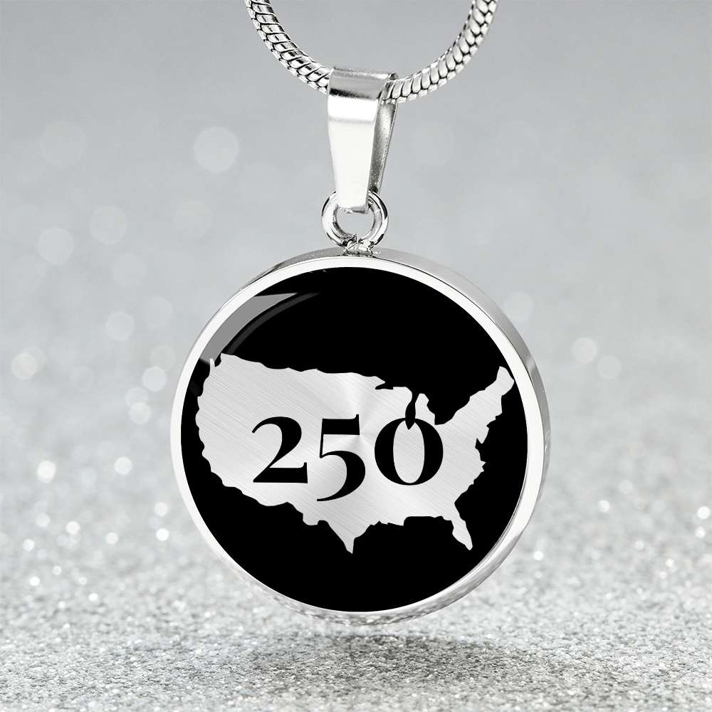 250 years USA Necklace