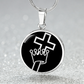 Cross and Crown Necklace
