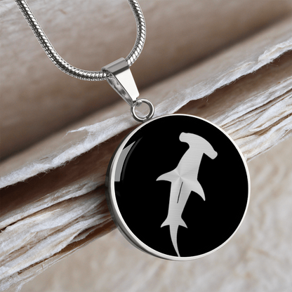 Hammerhead shark necklace