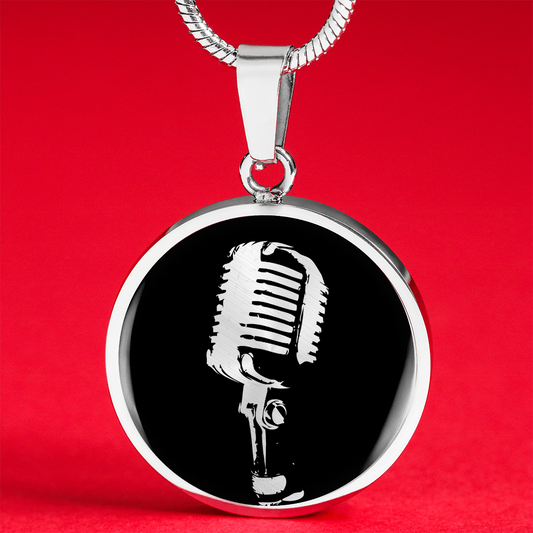 Microphone Necklace