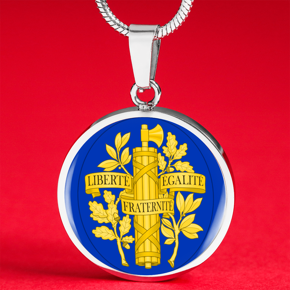 Coat of arms of France Necklace