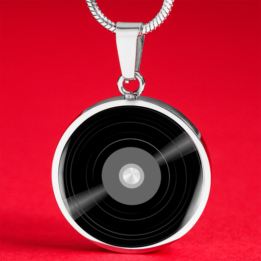 Vinyl Record Necklace