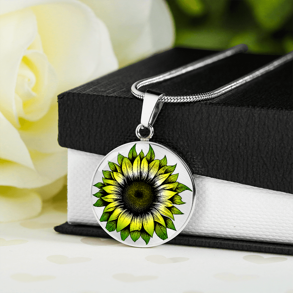 Sunflower Necklace